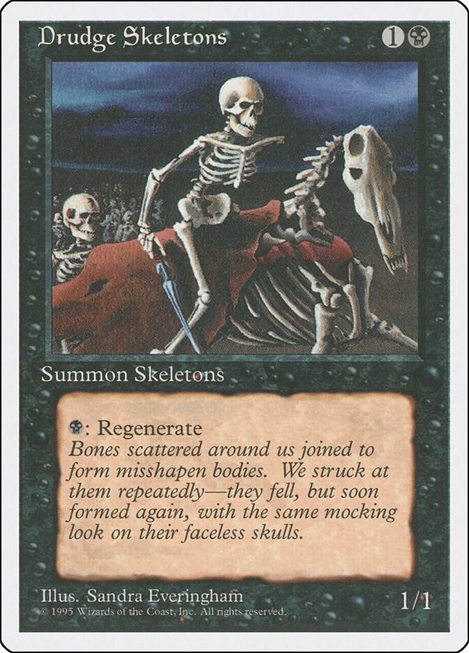 Drudge Skeletons card from Fourth Edition