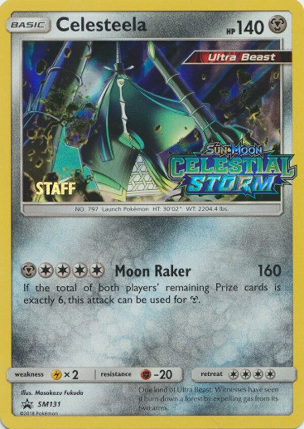Celesteela (Prerelease) [Staff] SM131 card from SM Promos