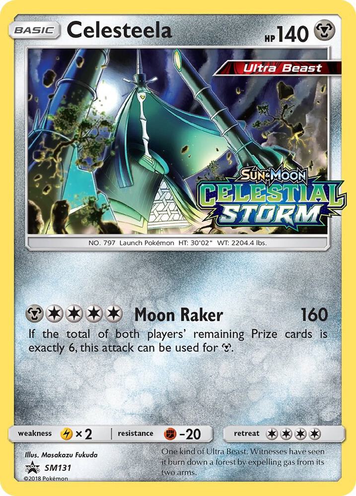 Celesteela (Prerelease) SM131 card from SM Promos