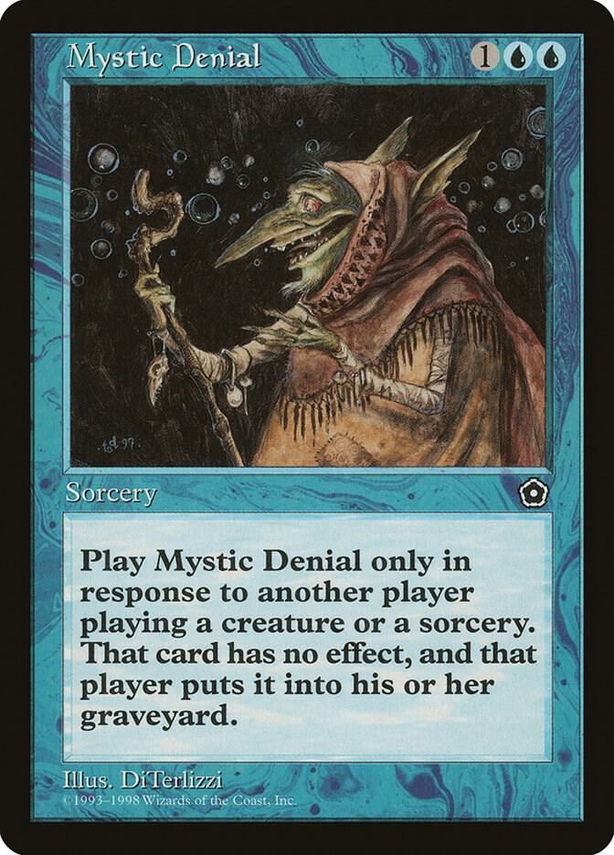 Mystic Denial card from Portal Second Age