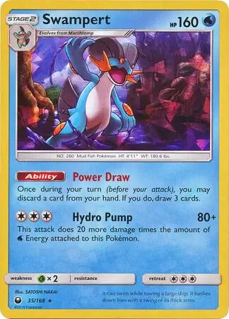 Swampert - 35/168 (SM Celestial Storm) 035/168 card from Deck Exclusives