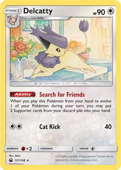 Delcatty (SM Celestial Storm) 121/168 card from Deck Exclusives