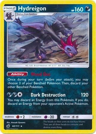 Hydreigon - 62/111 (Cracked Ice Holo) 062/111 card from Deck Exclusives