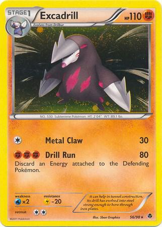 Excadrill - 56/98 (Cosmos Holo) 056/098 card from Blister Exclusives