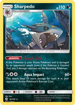 Sharpedo - 82/149 (Cosmos Holo) 082/149 card from Blister Exclusives