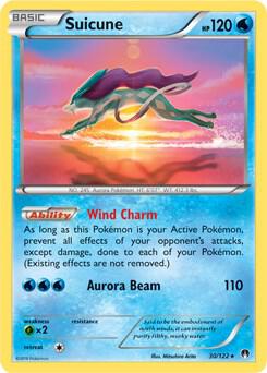 Suicune - 30/122 (Cosmos Holo) 030/122 card from Blister Exclusives
