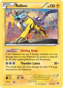 Raikou - 55/162 (Cosmos Holo) 055/162 card from Blister Exclusives