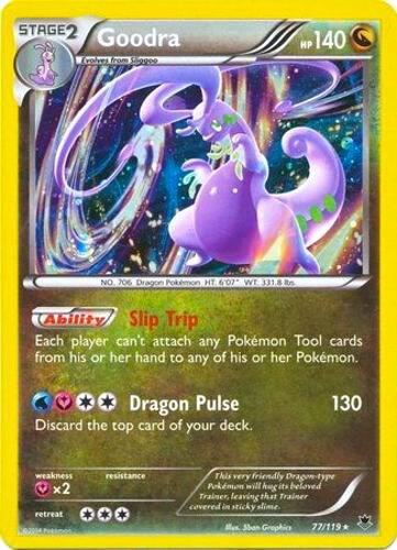 Goodra - 77/119 (Cosmos Holo) 077/119 card from Blister Exclusives