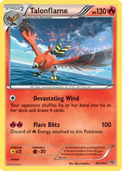 Talonflame - 28/146 (Cosmos Holo) 028/146 card from Blister Exclusives