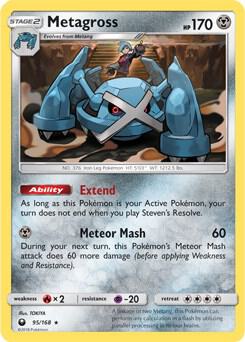 Metagross - 95/168 (Prerelease Kit Exclusive) 095/168 card from Deck Exclusives