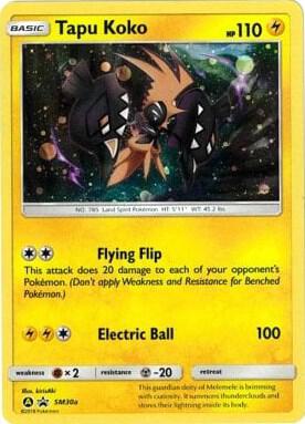 Tapu Koko SM30a card from Alternate Art Promos