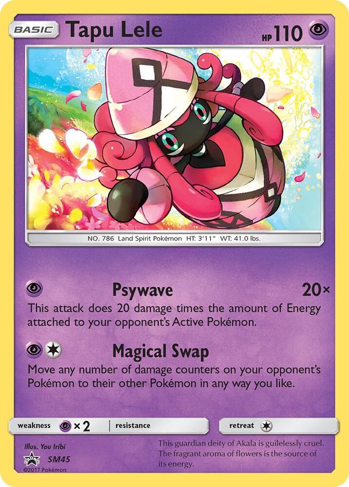 Tapu Lele SM45 card from SM Promos