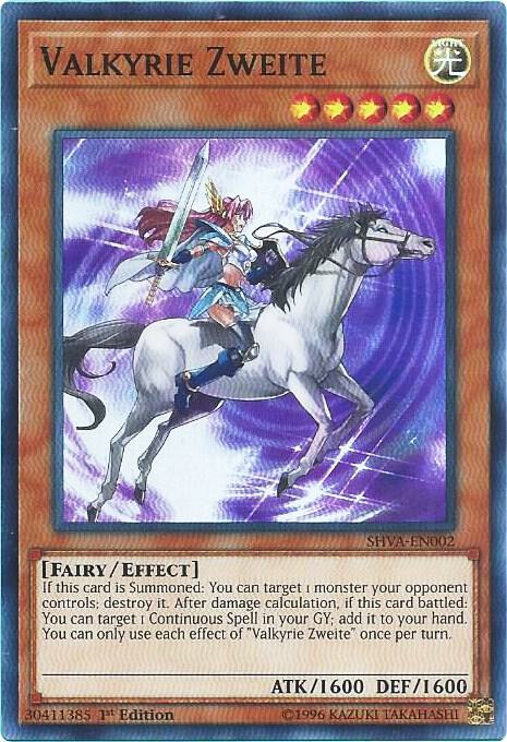 Valkyrie Zweite SHVA-EN002 card from Shadows in Valhalla
