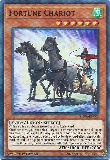 Fortune Chariot SHVA-EN005 card from Shadows in Valhalla