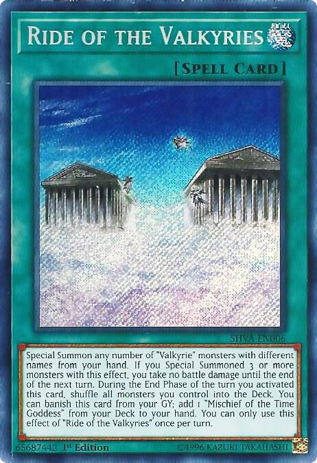 Ride of the Valkyries SHVA-EN006 card from Shadows in Valhalla