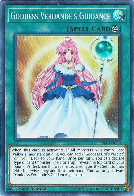 Goddess Verdande's Guidance SHVA-EN009 card from Shadows in Valhalla