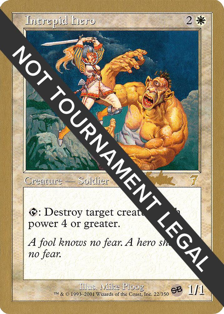 Intrepid Hero - 2002 Brian Kibler (7ED) (SB) card from World Championship Decks