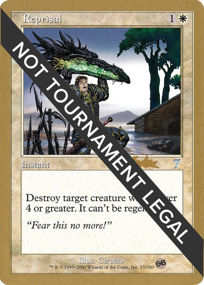 Reprisal - 2002 Brian Kibler (7ED) (SB) card from World Championship Decks