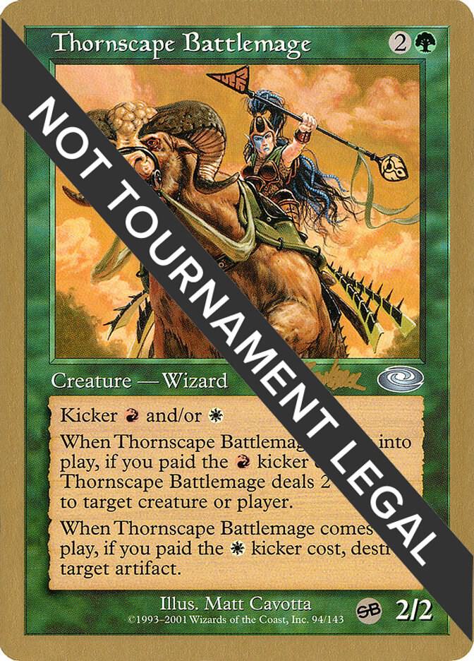 Thornscape Battlemage - 2002 Brian Kibler (PLS) (SB) card from World Championship Decks