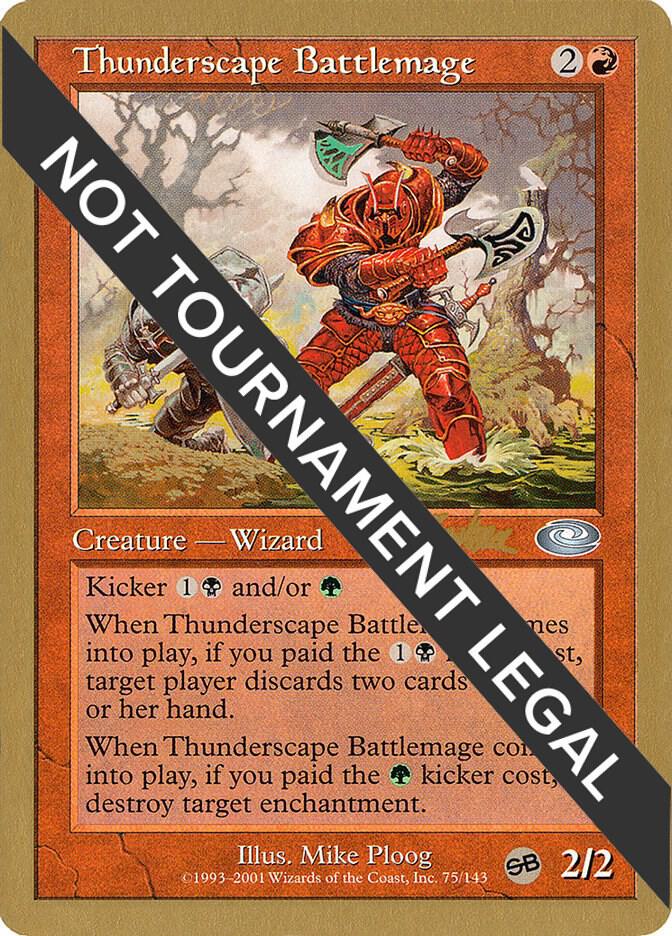 Thunderscape Battlemage - 2002 Brian Kibler (PLS) (SB) card from World Championship Decks