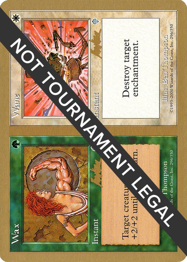 Wax // Wane - 2002 Brian Kibler (INV) card from World Championship Decks