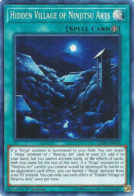 Hidden Village of Ninjitsu Arts SHVA-EN014 card from Shadows in Valhalla