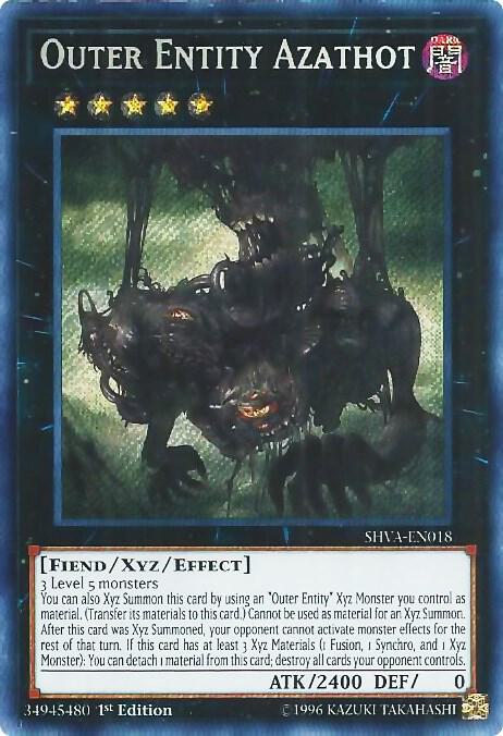 Outer Entity Azathot SHVA-EN018 card from Shadows in Valhalla