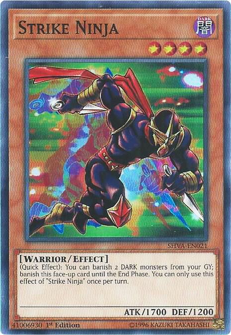 Strike Ninja SHVA-EN021 card from Shadows in Valhalla
