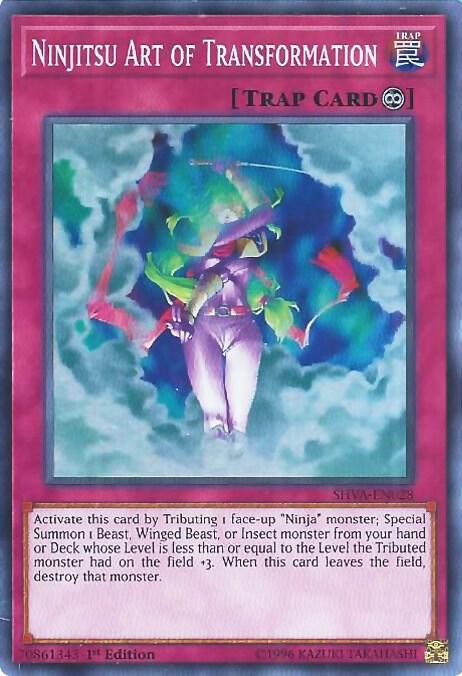 Ninjitsu Art of Transformation SHVA-EN028 card from Shadows in Valhalla
