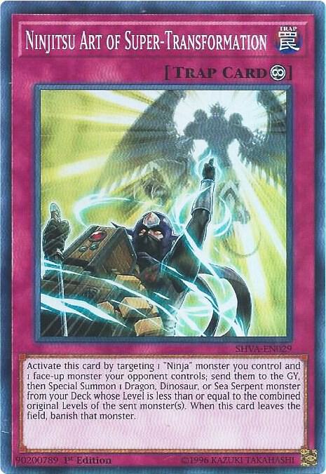 Ninjitsu Art of Super-Transformation SHVA-EN029 card from Shadows in Valhalla