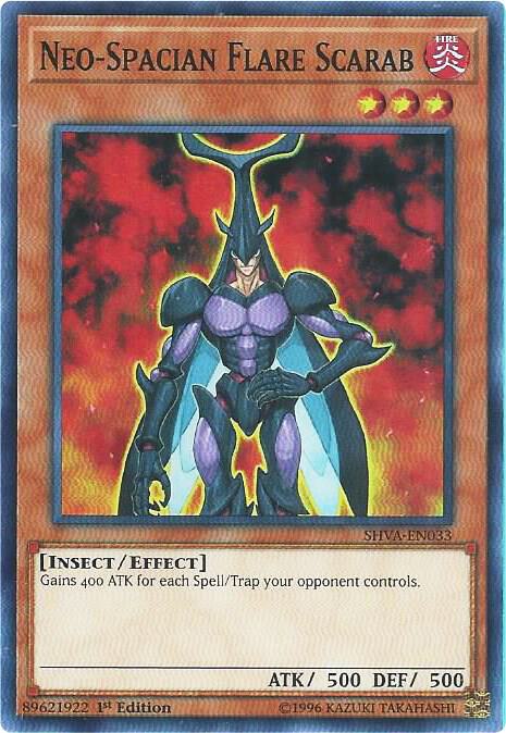 Neo-Spacian Flare Scarab SHVA-EN033 card from Shadows in Valhalla