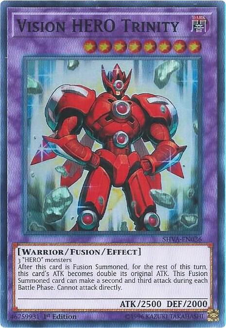 Vision HERO Trinity SHVA-EN036 card from Shadows in Valhalla