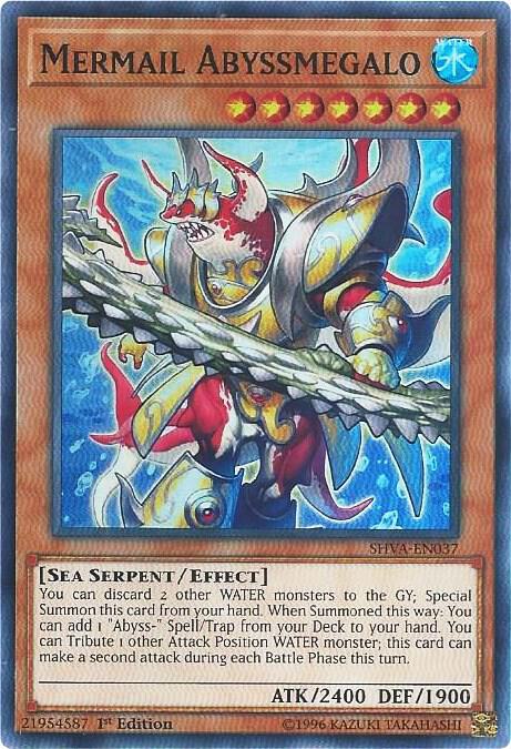 Mermail Abyssmegalo SHVA-EN037 card from Shadows in Valhalla