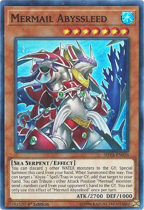 Mermail Abyssleed SHVA-EN038 card from Shadows in Valhalla
