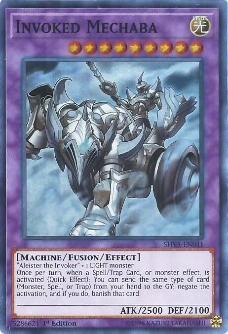 Invoked Mechaba SHVA-EN041 card from Shadows in Valhalla