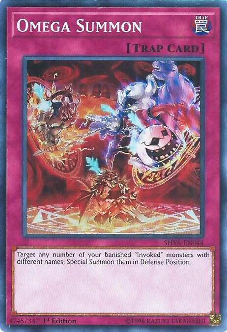 Omega Summon SHVA-EN044 card from Shadows in Valhalla