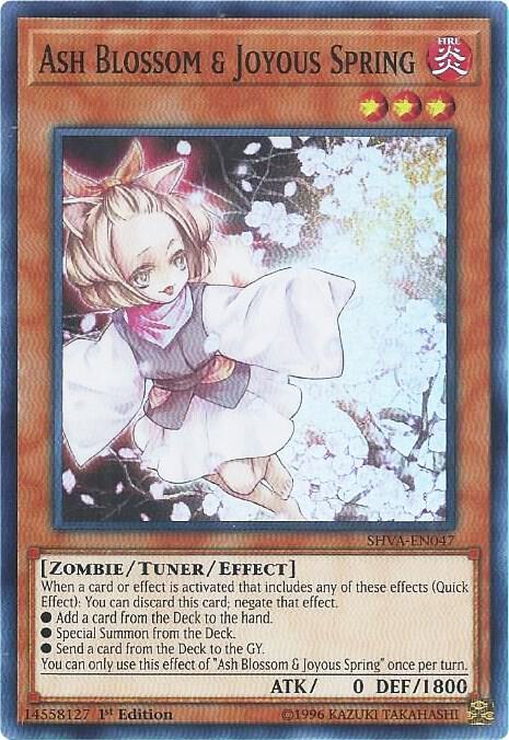 Ash Blossom & Joyous Spring SHVA-EN047 card from Shadows in Valhalla