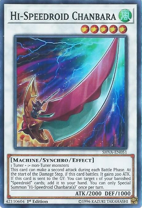 Hi-Speedroid Chanbara SHVA-EN051 card from Shadows in Valhalla