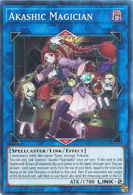 Akashic Magician SHVA-EN052 card from Shadows in Valhalla