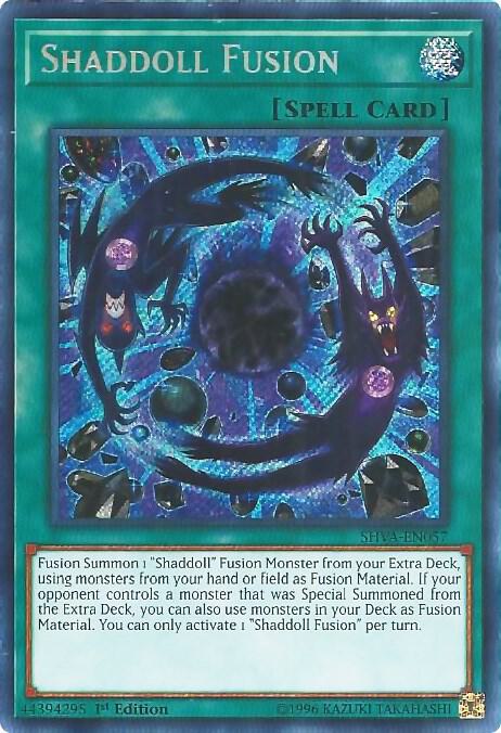 Shaddoll Fusion SHVA-EN057 card from Shadows in Valhalla