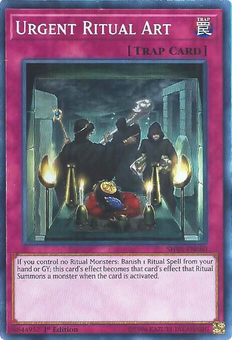 Urgent Ritual Art SHVA-EN060 card from Shadows in Valhalla
