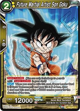 Future Martial Artist Son Goku TB2-052 card from World Martial Arts Tournament