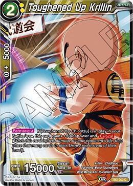 Toughened Up Krillin TB2-053 card from World Martial Arts Tournament