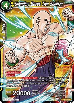 Unending Moves Tien Shinhan TB2-055 card from World Martial Arts Tournament