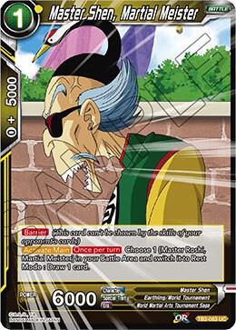 Master Shen, Martial Meister TB2-063 card from World Martial Arts Tournament