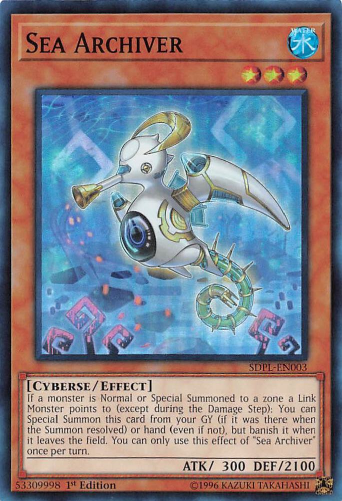 Sea Archiver SDPL-EN003 card from Structure Deck: Powercode Link