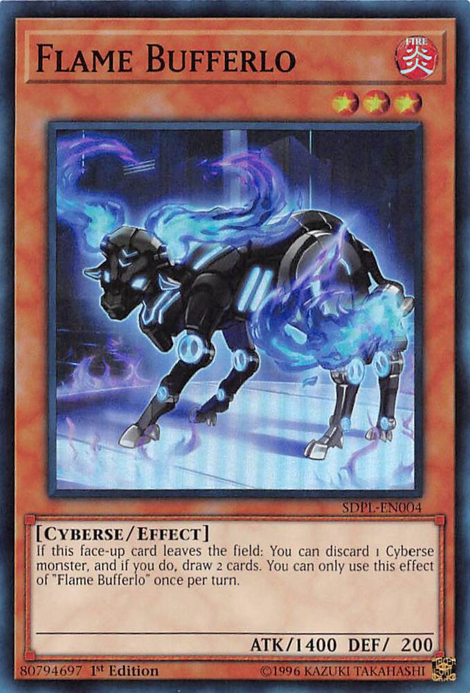 Flame Bufferlo SDPL-EN004 card from Structure Deck: Powercode Link