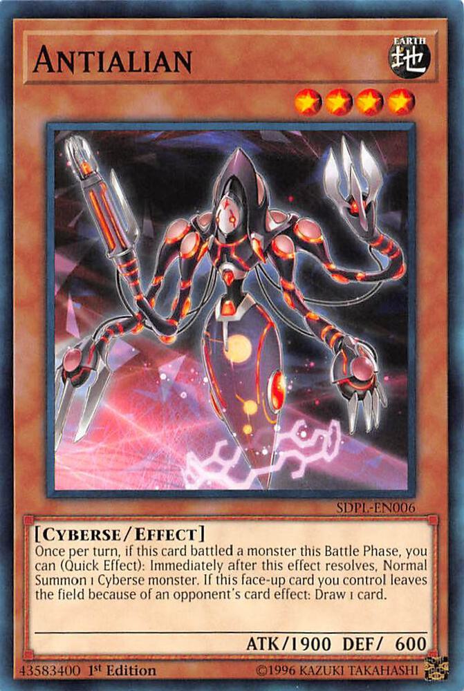 Antialian SDPL-EN006 card from Structure Deck: Powercode Link