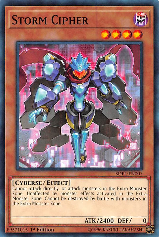 Storm Cipher SDPL-EN007 card from Structure Deck: Powercode Link