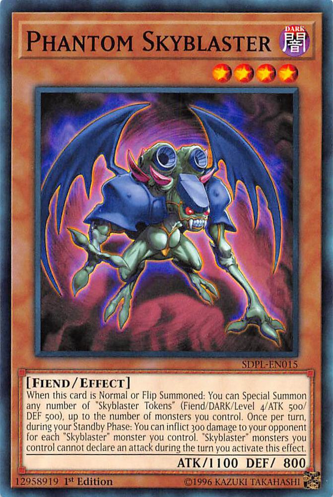 Phantom Skyblaster SDPL-EN015 card from Structure Deck: Powercode Link